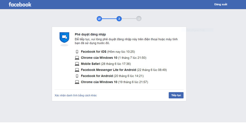 How to cancel approval on Facebook when logging in simply